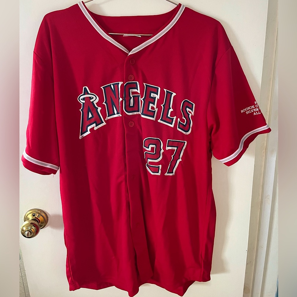 MVP Rookie of the year Mike Trout Angels jersey